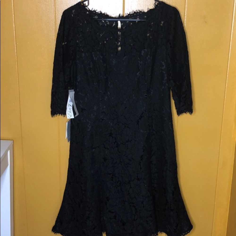 NWT Black Lace Dress